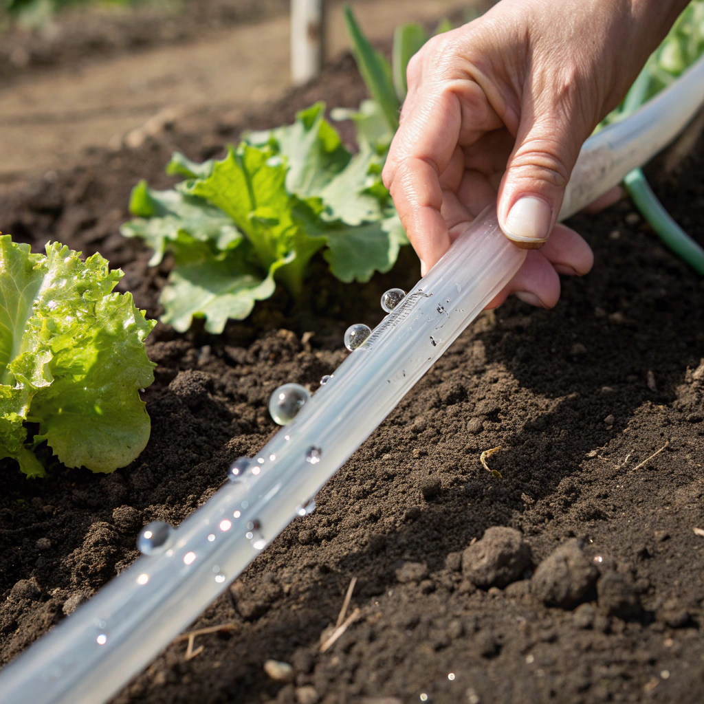 Dettaglio irrigazione in un'azienda agricola italiana con Solid Dew